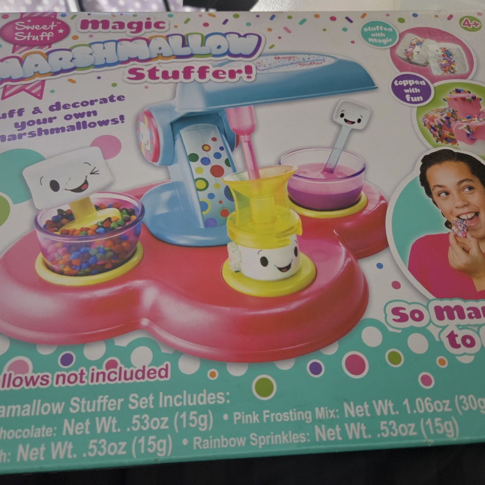 Magic Marshmallow Stuffer Kids Toy - Pink & Teal
